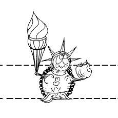 Storybook turtle Moochie is on this printable colour-in party hat for kids.